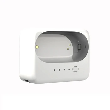 1 шт. Многофункциональный чехол для зарядки камеры, внешний аккумулятор Butler, белый ПК + ABS Для зарядного модуля камеры для большого пальца Insta360 GO3