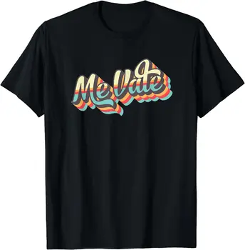 Me Vale, испанский сленг в стиле ретро 70-х, Me vale Mexicana, Мужская женская хлопковая футболка с коротким рукавом