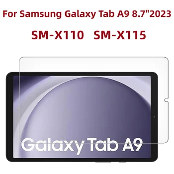 Для Samsung Galaxy Tab A9 8,7-Дюймовый Защитный планшет 2023 SM-X110 X115, Устойчивый К Царапинам, Пленка из Закаленного Стекла HD
