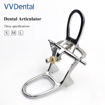 Стоматологический артикулятор Стоматологический инструмент из цинкового сплава S/M/ L Простой артикулятор для использования в зуботехнической лаборатории